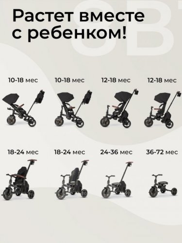 Велосипед трехколесный Qplay T70 Comfo Max фото 3