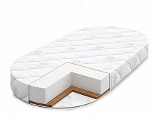 Матрас Peppy Premium Sleep 38/2 овал 125х75х12 см