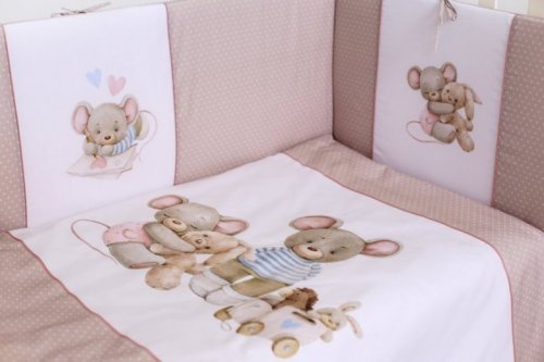 Комплект в кроватку Lappetti "Little Mouse" арт.6071