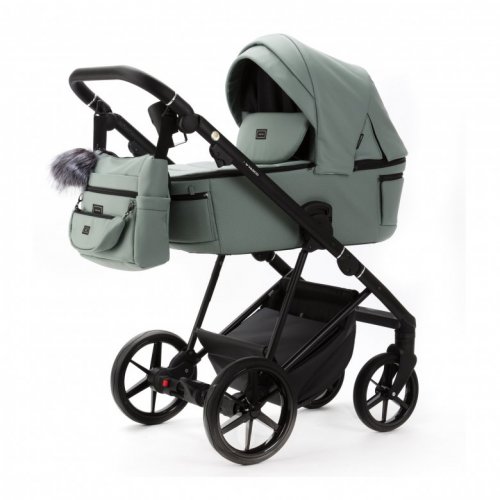 Коляска модульная 3 в 1 Adamex Vasco Deluxe (экокожа)