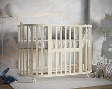 Кроватка 4Kids 7в1 (маятник, комплект матрасов круг/овал)